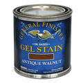 General Finishes 1/2 Pt Antique Walnut Gel Stain Oil-Based Heavy Bodied Stain AH